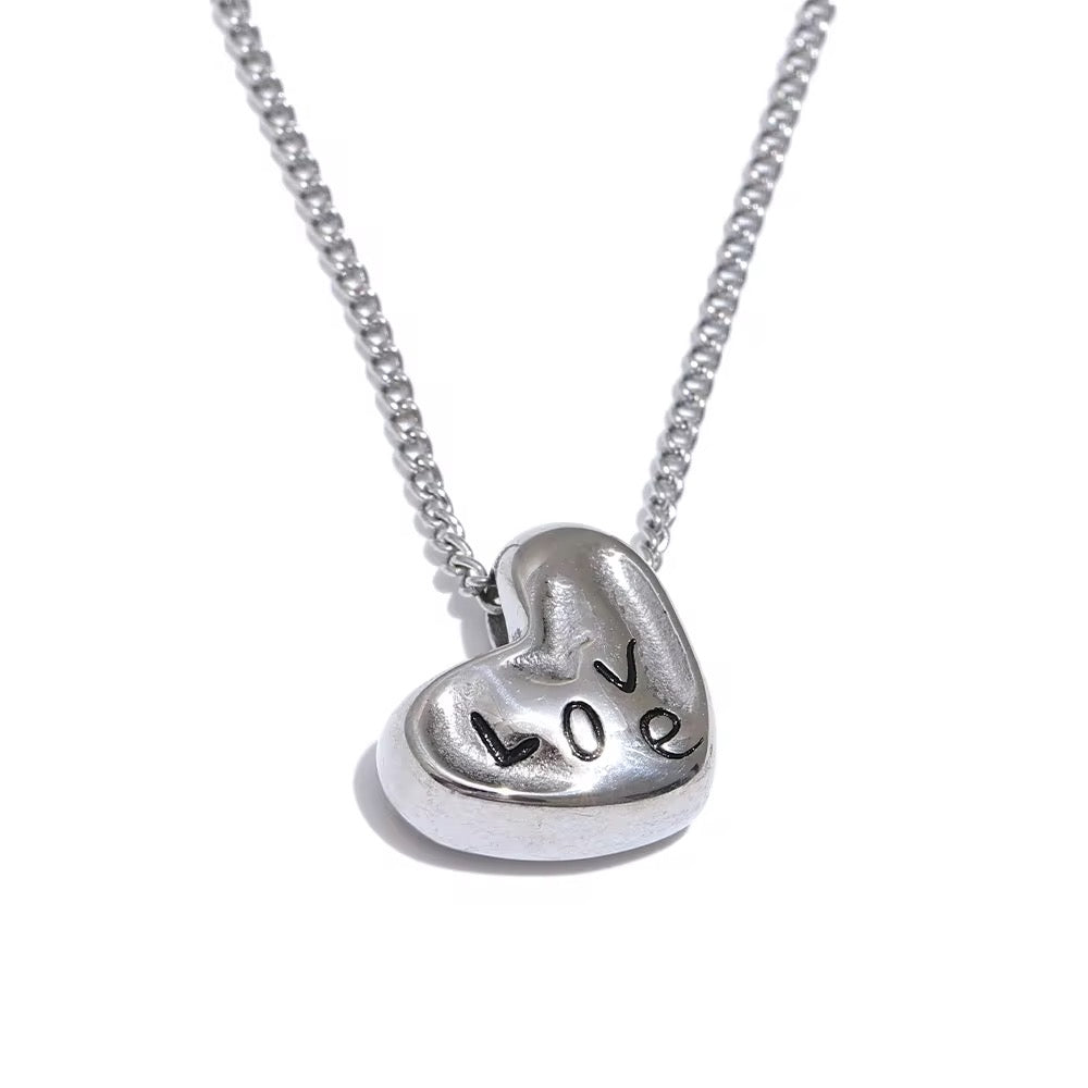 Heart Magnolia Necklace