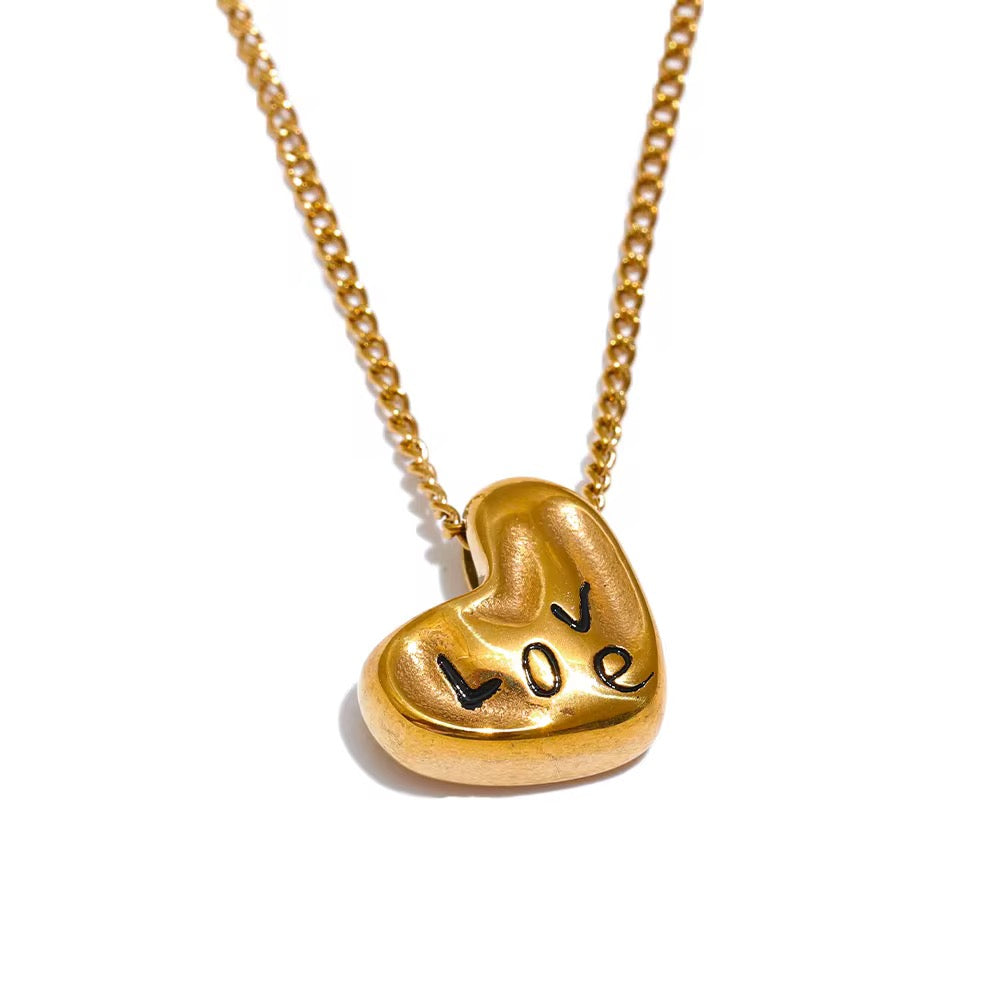Heart Magnolia Necklace